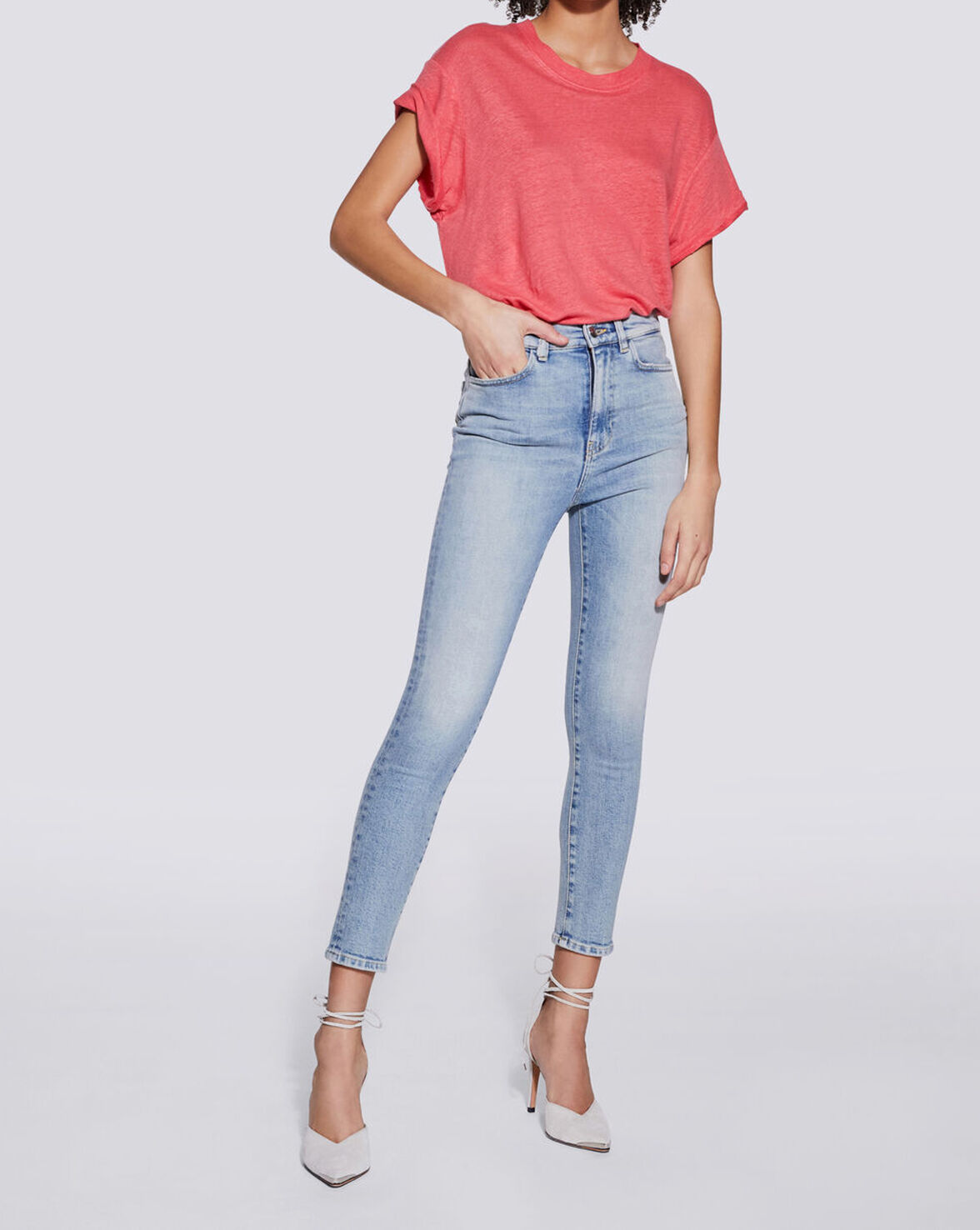 SELKA HIGH RISE SKINNY JEANS image number null